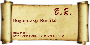 Bugarszky Renátó névjegykártya